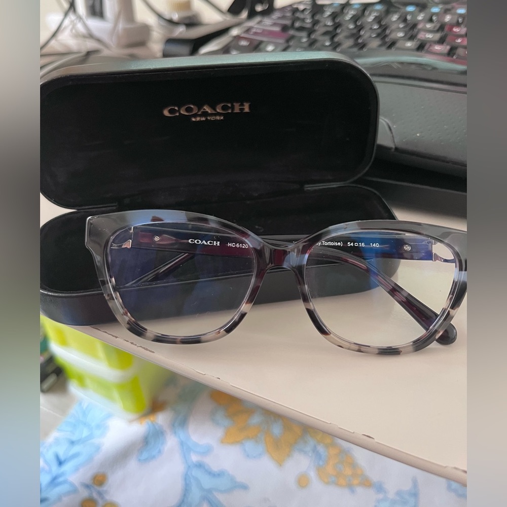 Coach Blue Filtered Readers. Power 1.25